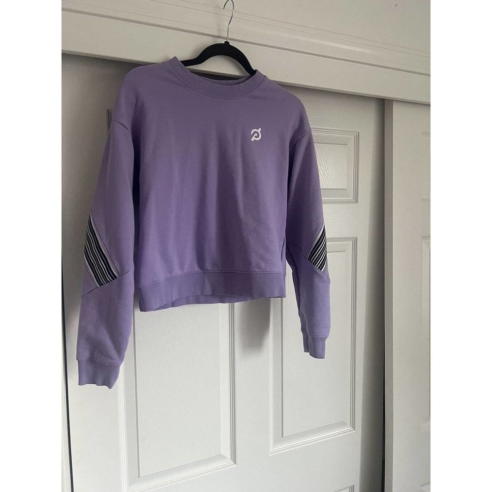 Peloton Purple Crew Neck Sweatshirt, Size Small NWOT